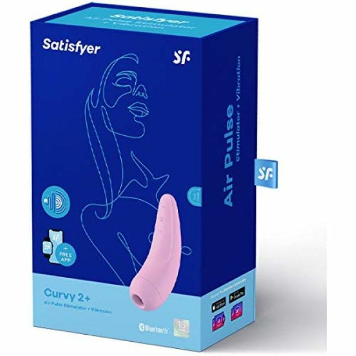 Клиторна Смукалка Satisfyer Curvy 2 + Розов
